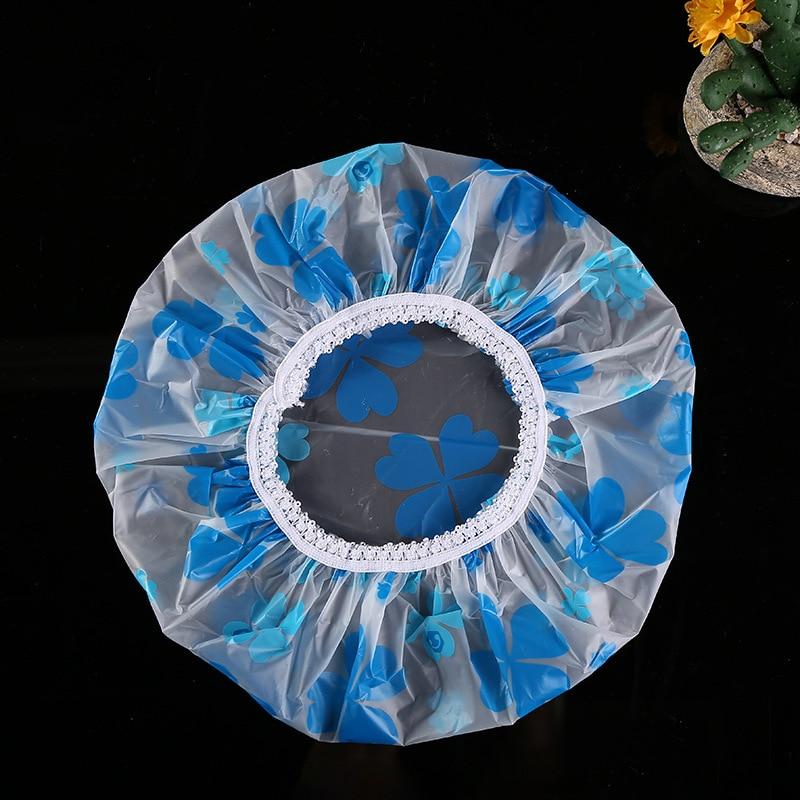 Водонепроницаемая шапочка для душа в ванной, утолщенная эластичная шапочка для ванны, шапочка для волос для женщин, красота, парикмахерская, точечные продукты, аксессуары для ванной комнаты