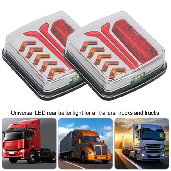 Беспроводные фонари для прицепа Свет IP67 Водонепроницаемый Магнитный комплект для грузовых прицепов