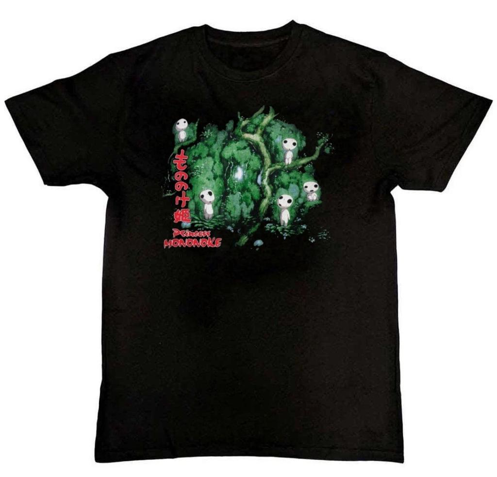 Принцесса Мононоке Студия Гибли Графический Принт Унисекс Футболка S M L XL 2 3 4 XL