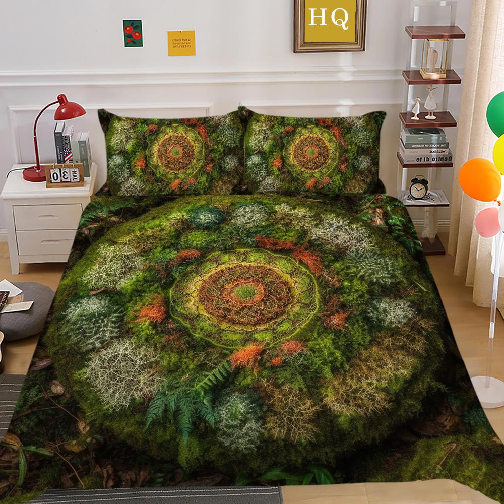 Bedding Set Cover Woman Man Duvet Cover Sets King Queen Size Mandala Bed Clothes Microfiber Home Textiles
