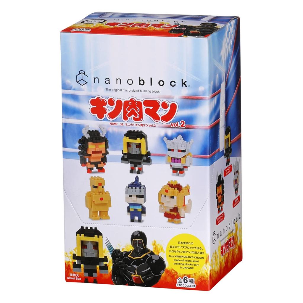 Kawada Nanoblock Mini Nano Kinnikuman 1 BOX 6 total 6 types vol.2 (BOX) NBMC_32S = pieces,