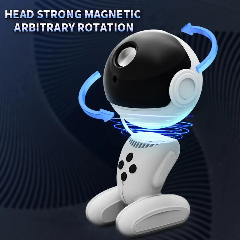 Robot Galaxy Projector Night Light Remote Control Nebula Projection Lights Bedroom Ambient Lighting