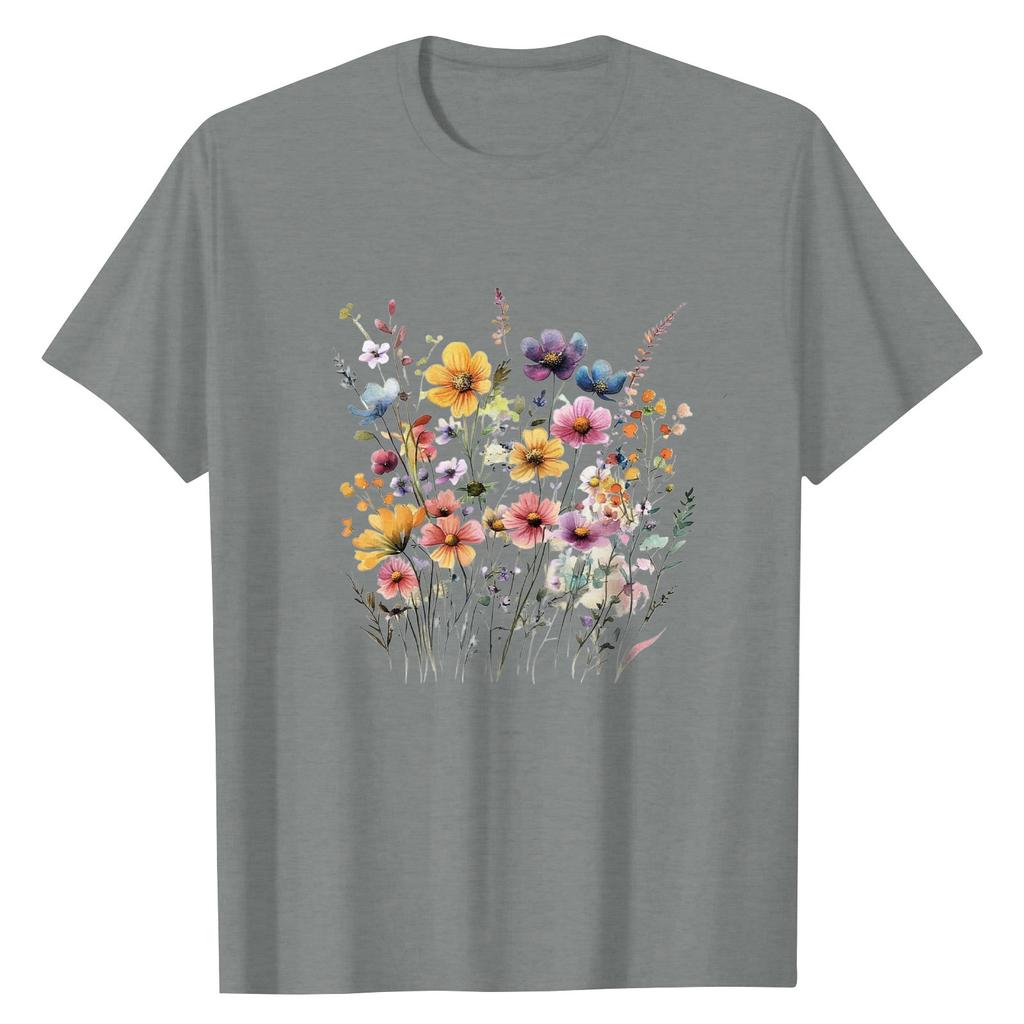 Toddler Girl Boy T-Shirts Kids Top Boys And Girls Printed Short Sleeved T-shirt 1-12Y