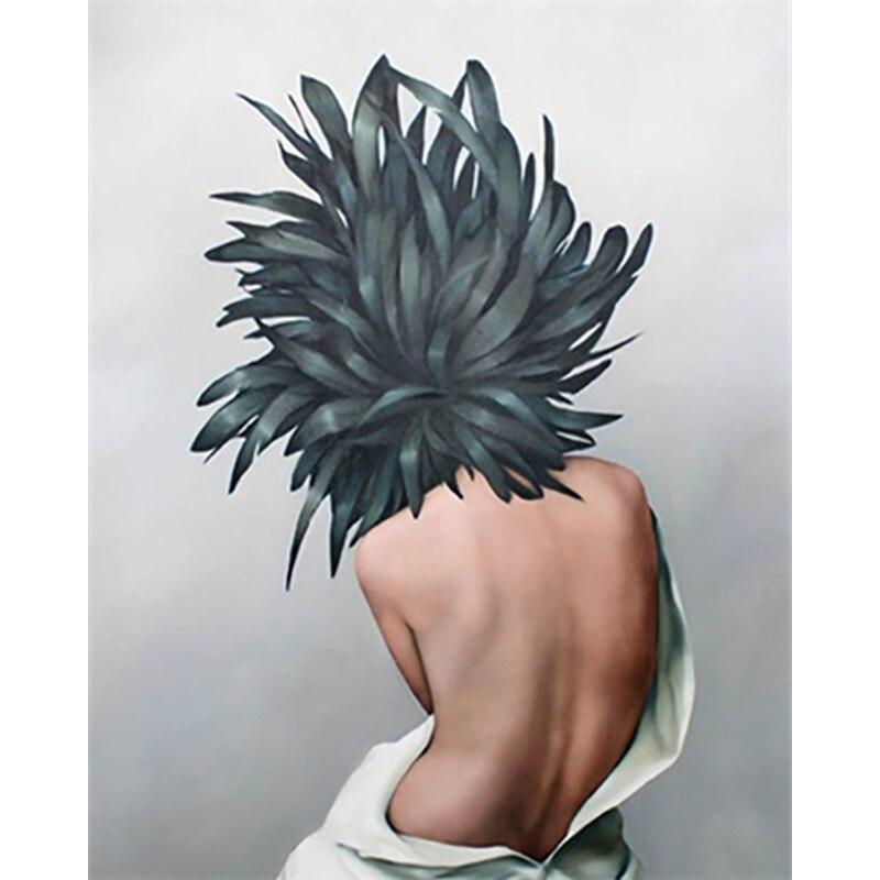 Новый 5D DIY алмазная живопись цветок Алмазная вышивка персонаж искусство вышивка крестиком полный круглый дрель ремесла домашний декор подарок