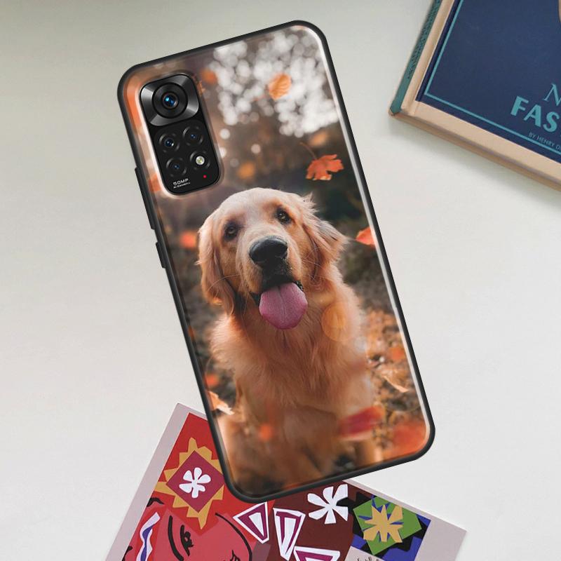 Golden Retriever Friend Case For Xiaomi Redmi Note 14 13 12 11 9 10 15 Pro Plus Redmi 15 15C 14C 13C 12C 10C Cover