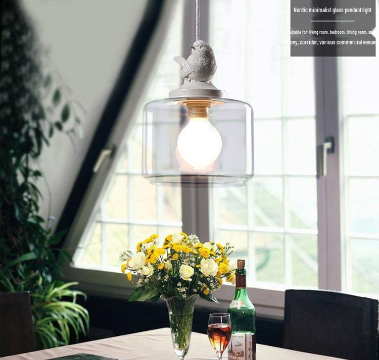Nordic Minimalist Designer Bird Light for Restaurant & Bar 