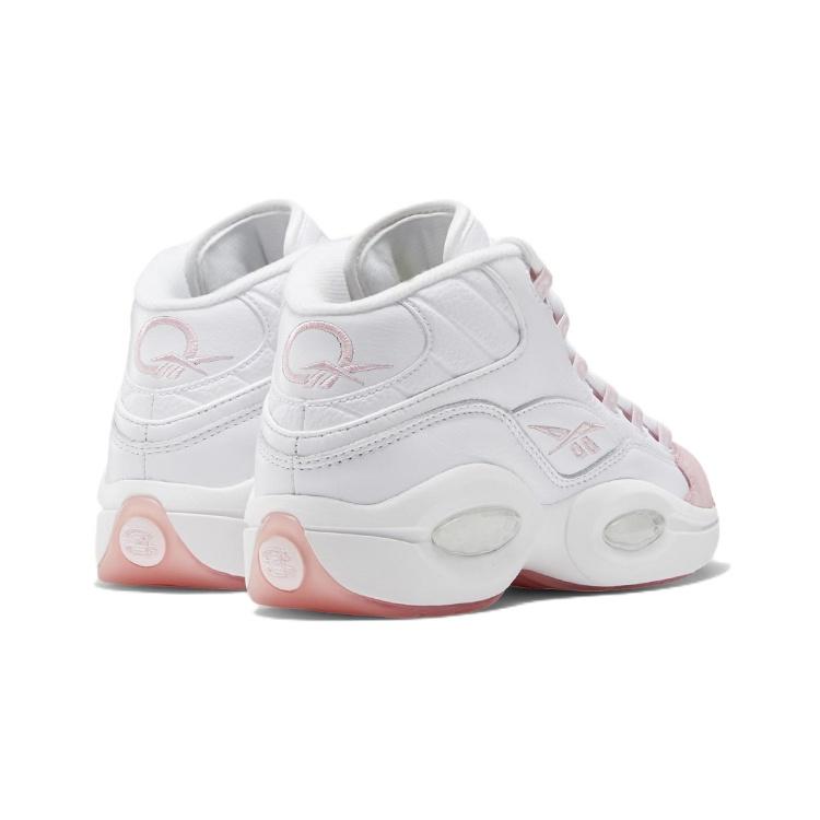 Reebok Question Mid Big Kid 'Pink Toe' Kids' GX9357