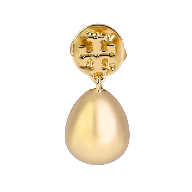 Tory Burch Серьги из латуни в форме капли женские золотые 157215720-gold F