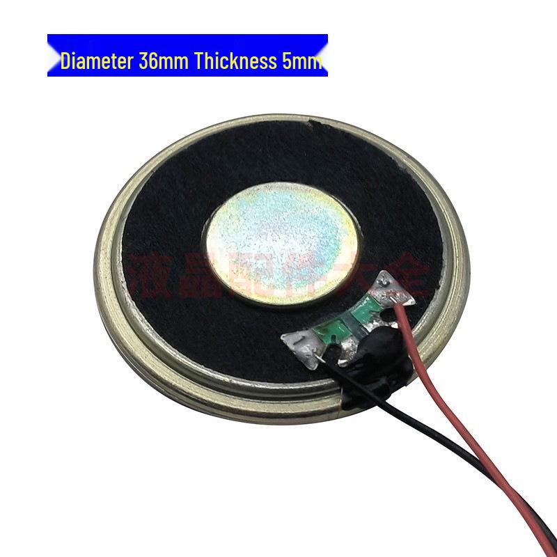 Small Round Speaker, 8 Ohm, 0.5/1/2 Watt, 20/30/40/77mm for Doorbell, Toy, Walkie-Talkie
