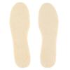 1 Pair Of Aluminum Foil Lamb Wool Insoles For Winter Warm Moisture-Proof Soft Sweat-Absorbing Breathable Plus Velvet Insoles