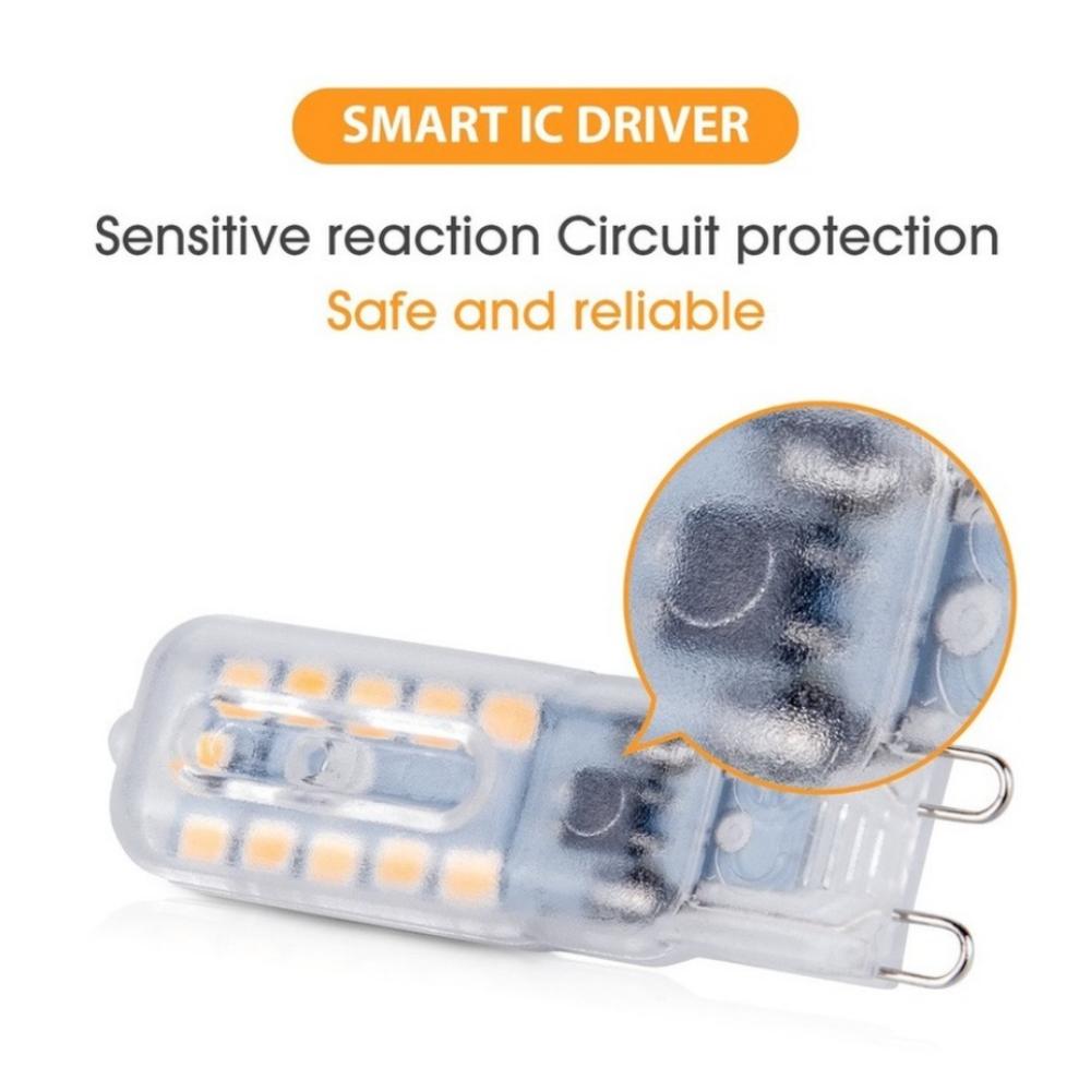 5 шт. мини G9 светодиодный 3 Вт 5 Вт 2835 SMD лампада кукурузная лампочка 220 В 240 В 14 22 SMD светодиодная лампа с регулируемой яркостью, люстра, замена галогенной лампы