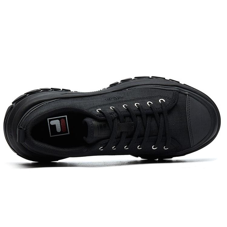 Fila Кеды Lava Canvas Спортивные Низкие Повседневные Обувь Женская Черные F12W124155FBK