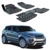 Коврики для пола - SCOUTT - 3D Премиальная резина - Land Rover Evoque 2011-2018 - Черный - На заказ