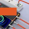 3.94ft 120W 3 in 1 Charging Cord for IOS Interface for Android TYPE C Interface Universal Multi Charging Cable for Cell