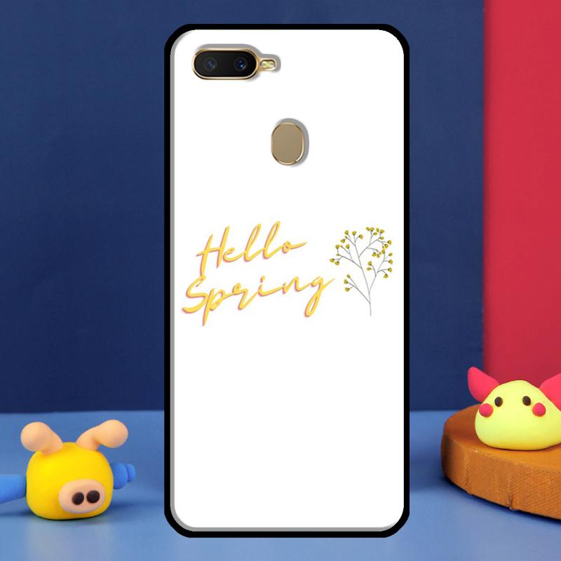 Чехол "Цветы Весны" для Oppo A16 A76 A96 A58 A78 A98 A5 A9 A91 A15 A17 A77 A52 A72 A74 A94 A54S A57S