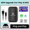 Беспроводной адаптер Carplay для универсального AI BOX Оригинальный автомобильный экран Обновление USB Plug and Play Поддержка Netflix Iptv YouTube Spotify