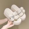 Fashion 8.5cm Platform Slippers Woman Bowknot Thick Sole Sandals Women Chunky Flip Flops New Summer Casual Beach Slides Zapatos Mujer
