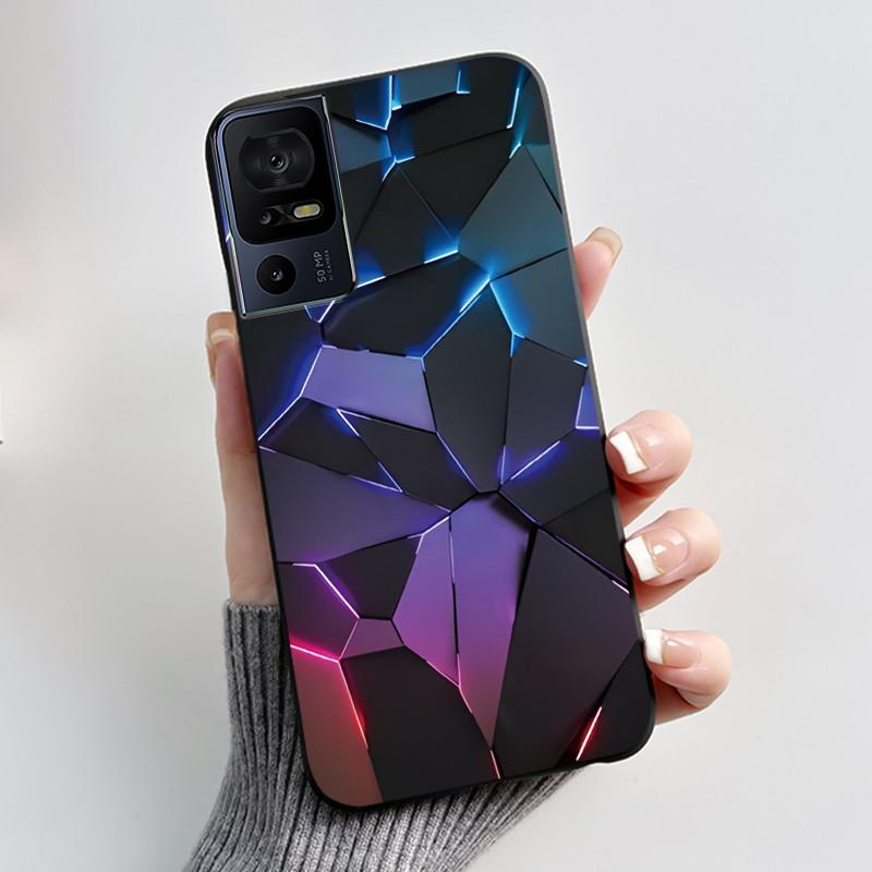 Чехол для телефона TCL 40 SE 40SE 40 XL 40R 40XL 40T Чехол Роскошный Милый Крутой Мультяшный Черный Мягкий Силиконовый Чехол Защитная Оболочка Coque