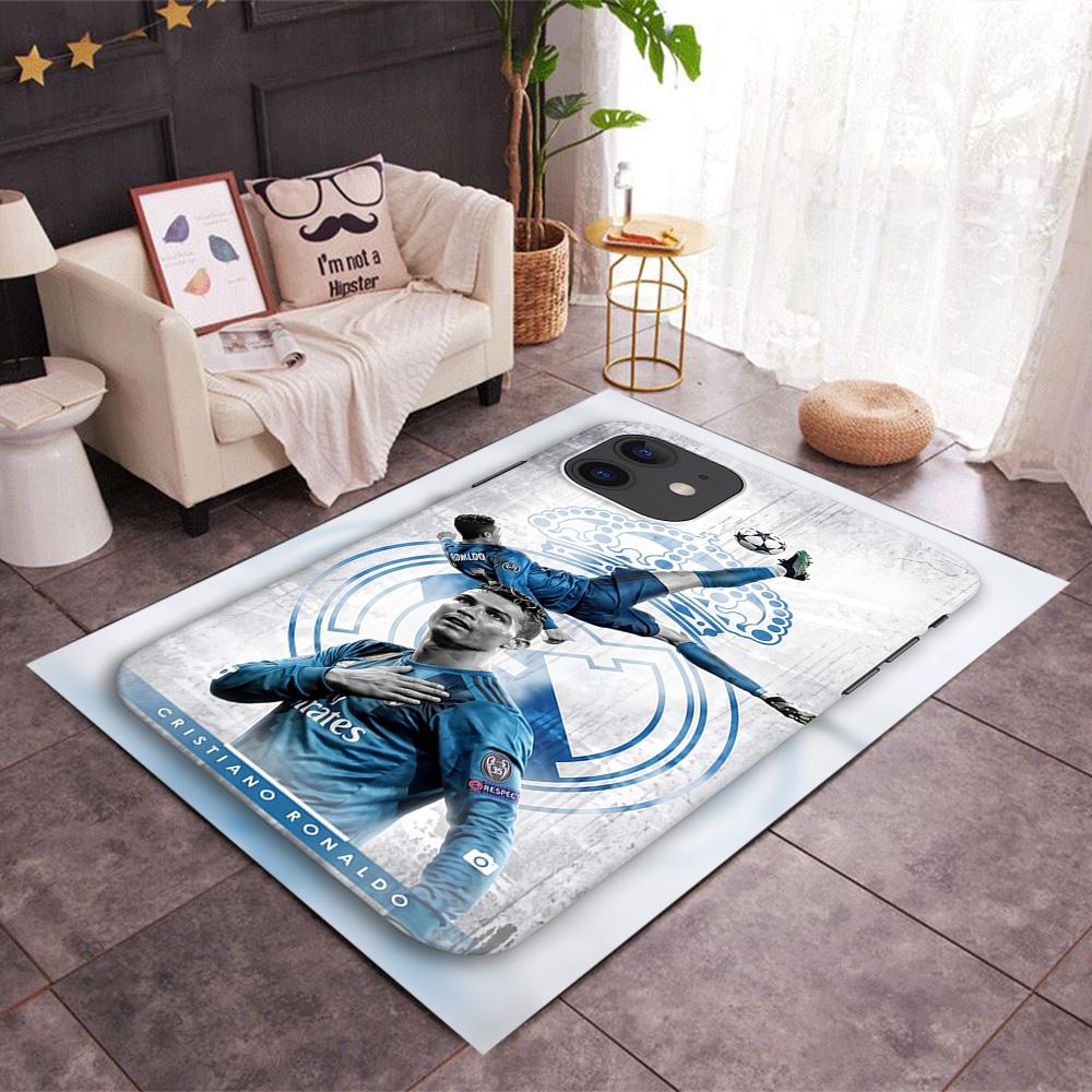 Cr7: Goat Celebration Carpet Perfect for Dormitory Playrooms Kitchen Game Room Anti-slip Rug Office home decor
