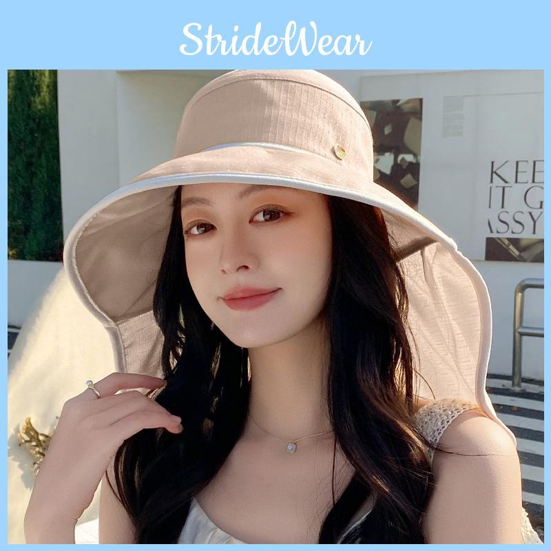 Outdoor Womens Wide Brim Sun Hat With Uv Protection And Ventilated Design For Summer Activities
