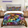 Villainous Puzzle Marvelous Challenge Threepiece Set 1 Duvet Cover 2 Pillowcase Without Core Christmas Birthday Gift Soft And Comfortable