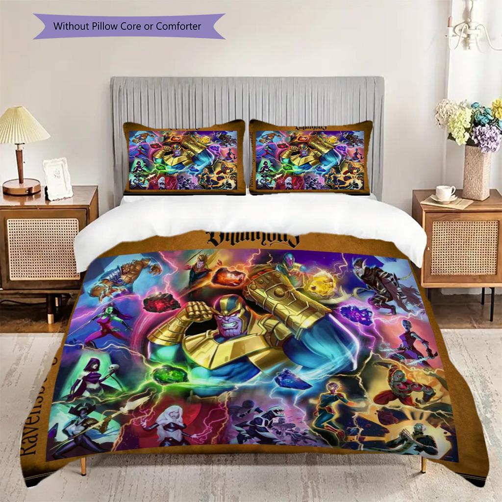 Villainous Puzzle Marvelous Challenge Threepiece Set 1 Duvet Cover 2 Pillowcase Without Core Christmas Birthday Gift Soft And Comfortable