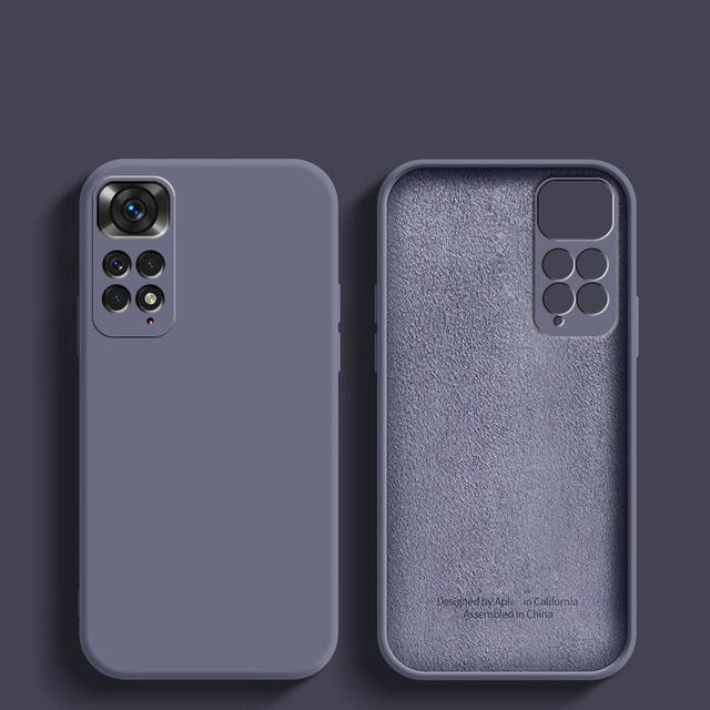 Для Xiaomi Redmi Note 11 Чехол Redmi Note 13pro plus 12 Pro Чехол Новый Жидкий Силикон Ударопрочный Бампер Redmi Note 11 Глобальный Чехол