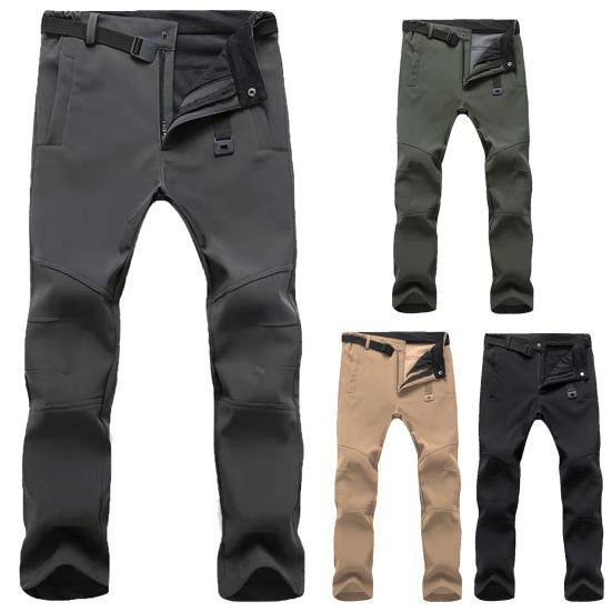 Fabulous Men Trousers Thick Winter Mid Waist