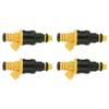 4pcs Car Fuel Injectors 0280150762 Injector Set Fit for Volvo 405 505 240 244 245 740 745 940 85 -95 for Peugeot 3517572