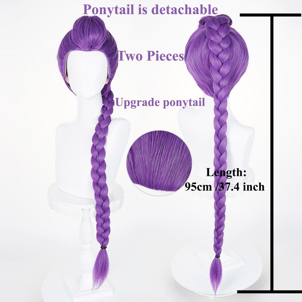 Cosplay Kpop Demon Saja Boys Baby Abby Romance Mystery Jinu Hunters Huntrix Rumi Mira Zoey Cosplay Wig Halloween Costume Props