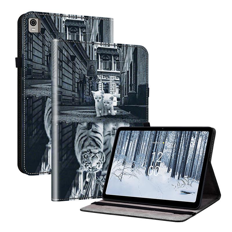 Кожаный чехол для Nokia T21 10,4 дюйма 2025 T20 10,4 2025 Чехол-подставка для Nokia T10 8,0 2025 Чехол-книжка из ПУ-кожи для планшета