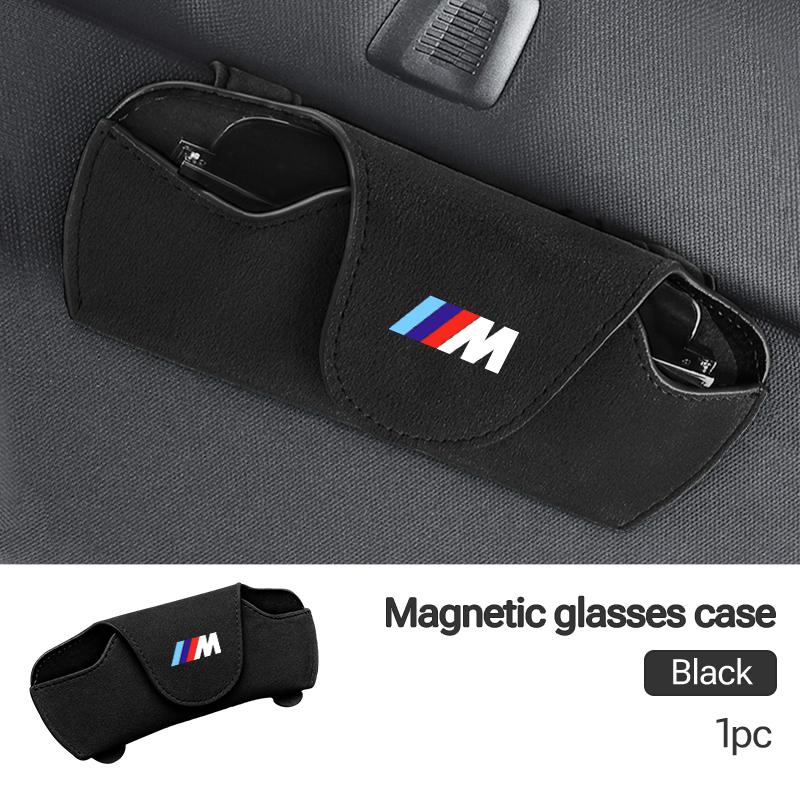 2025 Горячий Автомобильный Держатель для Очков на Козырек Зажим Кейс для Хранения Солнцезащитных Очков Аксессуары Для BMW 1 3 5 Серии X1 X4 X5 X7 G20 G38 F20 F39 F48