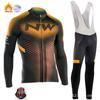 Fleece Cycling Jersey Long Sleeve Winter Thermal Bike Wear Men Women Road Team Apparel