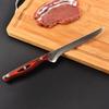 Дамасский нож с красной и черной ручкой, нож для обвалки, нож шеф-повара, японский нож для сашими, кухонные ножи