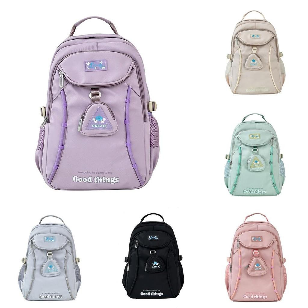 Minimalist Nylon Cute School Backpack For Teens College Schoolbags Students
