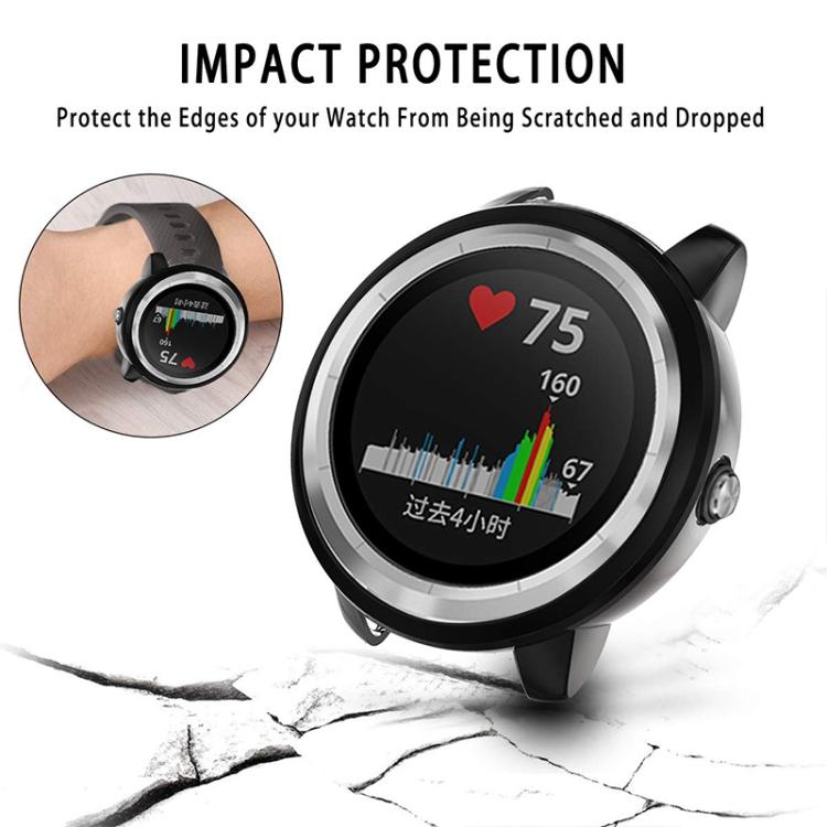 Для Garmin Vivoactive 3 защитный чехол TPU(черный)