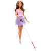 Кукла-модница Barbie Fashionista в платье лавандово-розового цвета с домиком, для детей от 3 лет