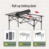 Whotman 7-Piece Outdoor Folding Camping Table & Chairs Set