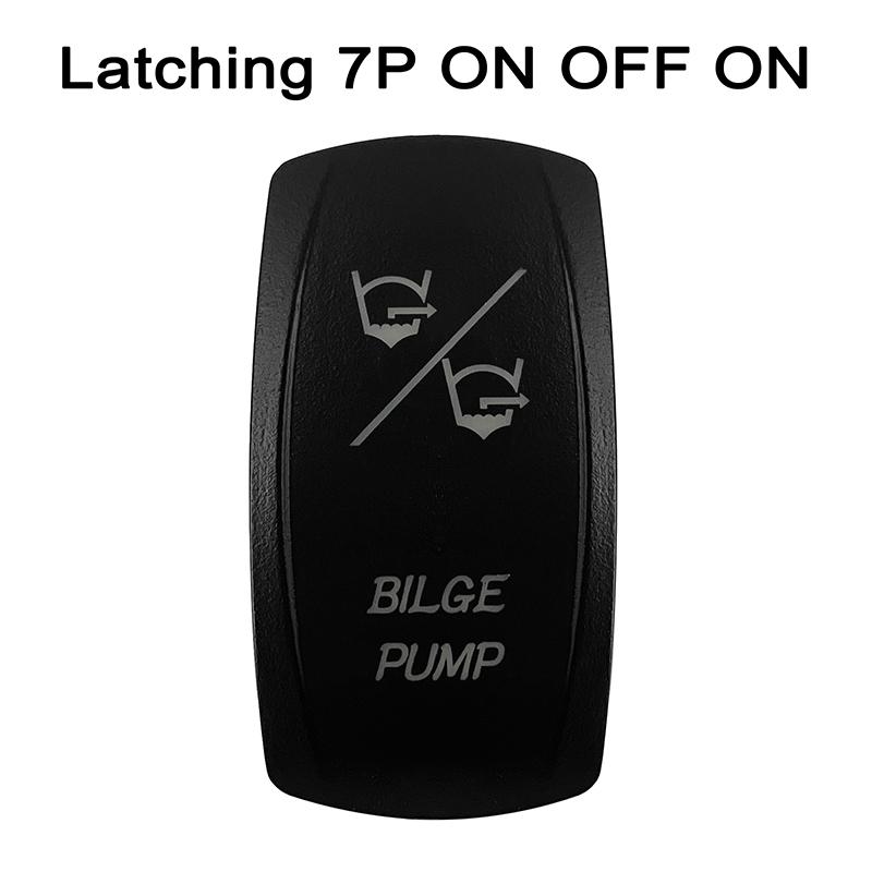 1 Pc Green Backlit 12V/24V Rocker Toggle Switch for Car Boat Truck Marine Yacht Trailer Tractor Jeep YJ JK Vans SXS Battery Switches5