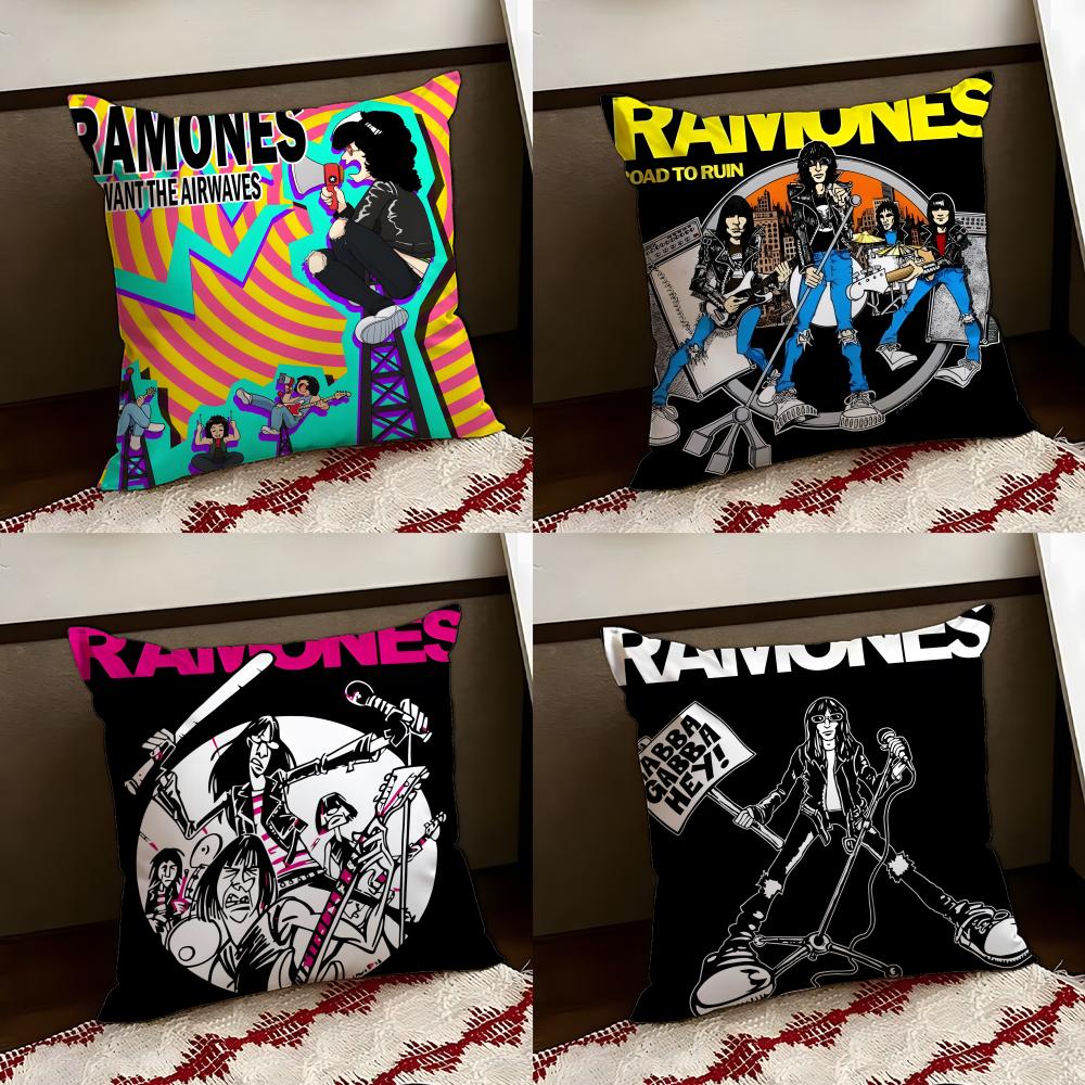 Чехол на подушку Ramones Мягкий Прочный Двусторонний для Дома Автомобиля Многоцелевой для Повседневного Комфорта