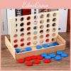 4 Chess Wooden Connected Line Game Board Children Puzzle Toy For Educational