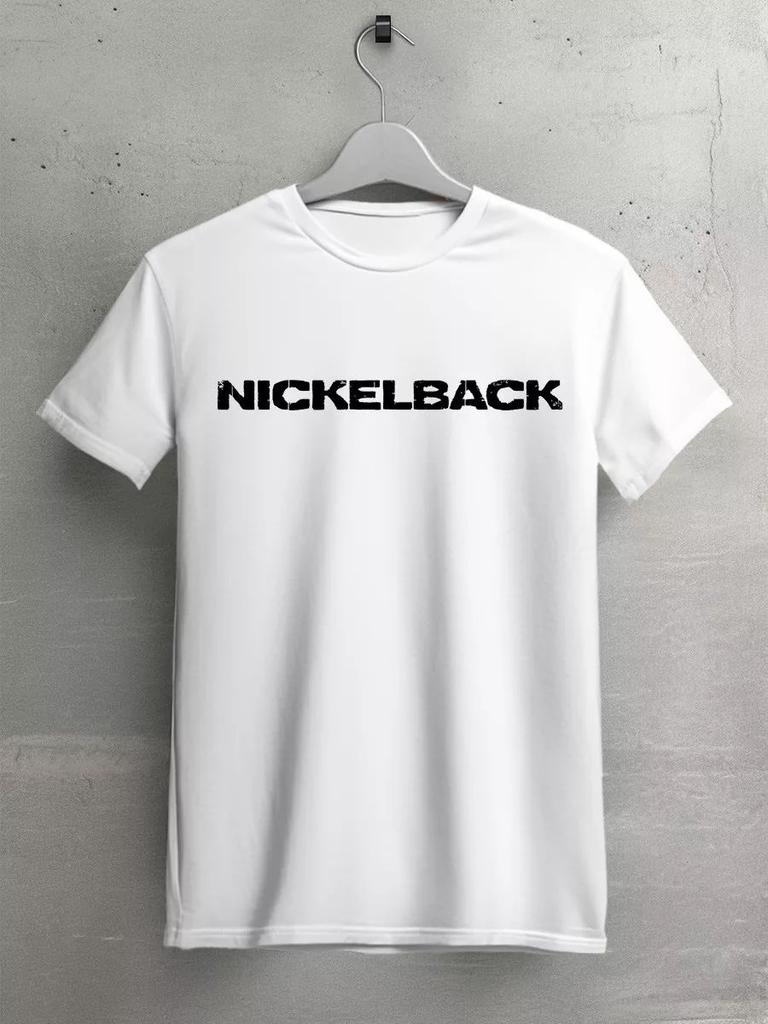 Унисекс футболка Nickelback Музыка Nickelback Рок Метал с лого