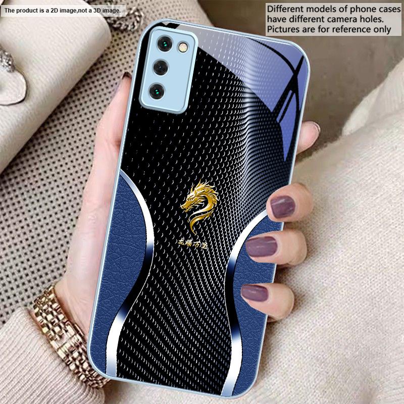 Величественная голова дракона Для Samsung S26 S22 S8 9 10 S20 Ultra S21 Pro S22 Plus S23 FE S24Ultra S25 Edge S24+ Стеклянный чехол для телефона