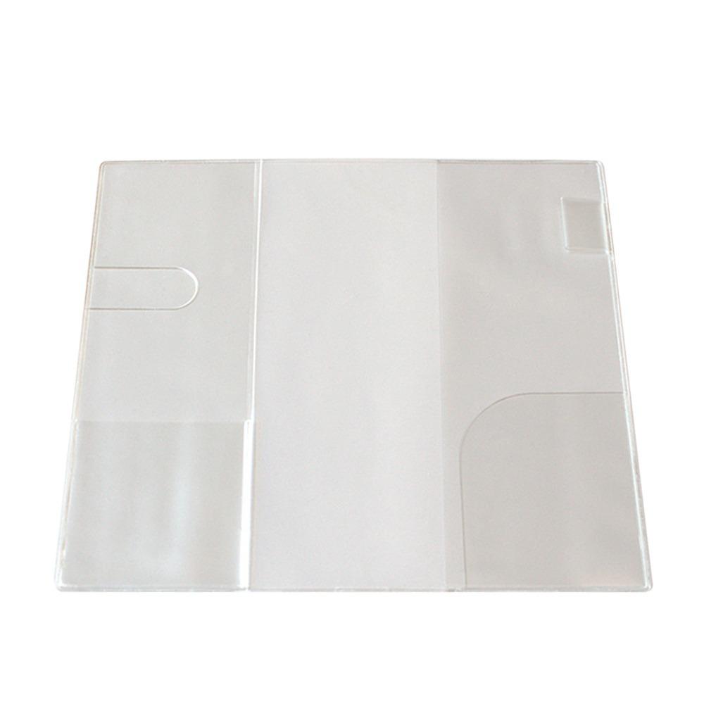 PVC Book Cover A5/A6 Scrapbooking Cover Durable Notebook Protective Sleeve Agenda Planner