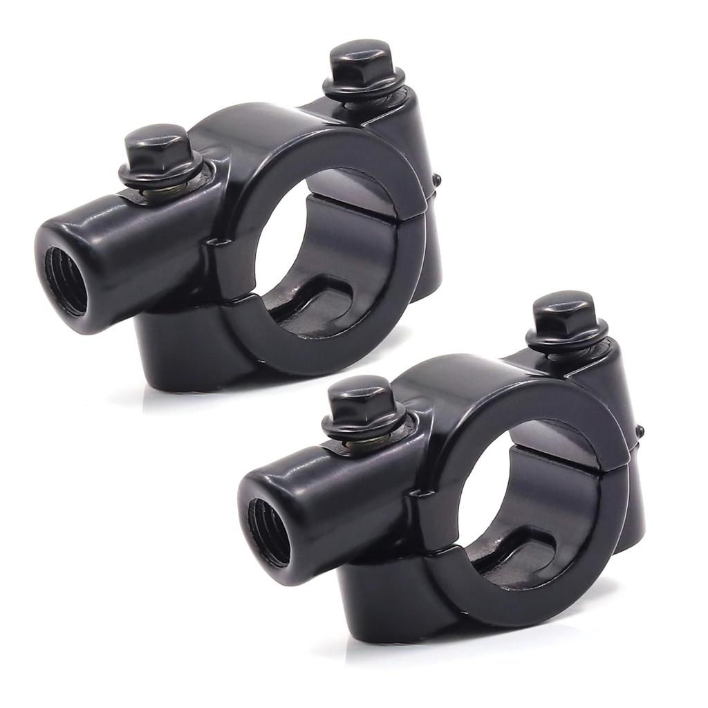 X-STYLE Motorcycle Mirror Stay, Handle, 0.9 Inch (22 Mm), Universal 0.4 Inch (10 Mm),