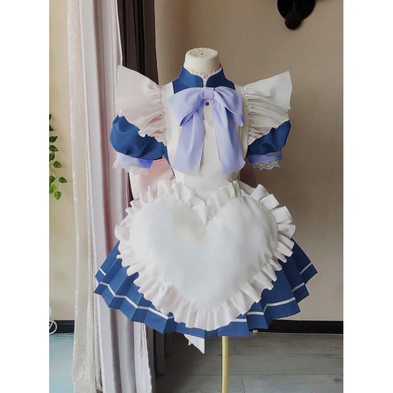 Tokyo Mew Cosplay Costume Mint Lettuce Maid Outfit Full Set Anime Cat Girl Performance Wear