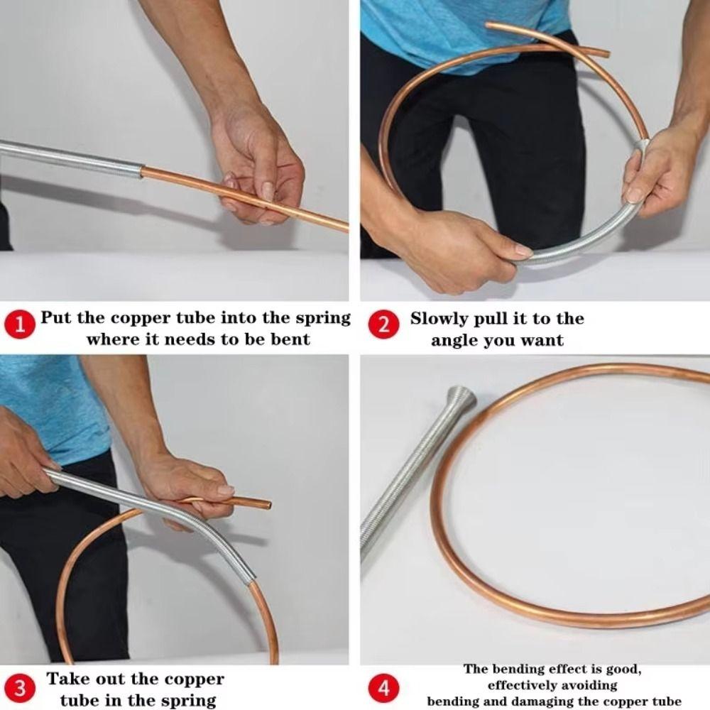 5Pcs/Set Internal Folding Spring Pipe Benders For Copper Aluminium Tube Bending