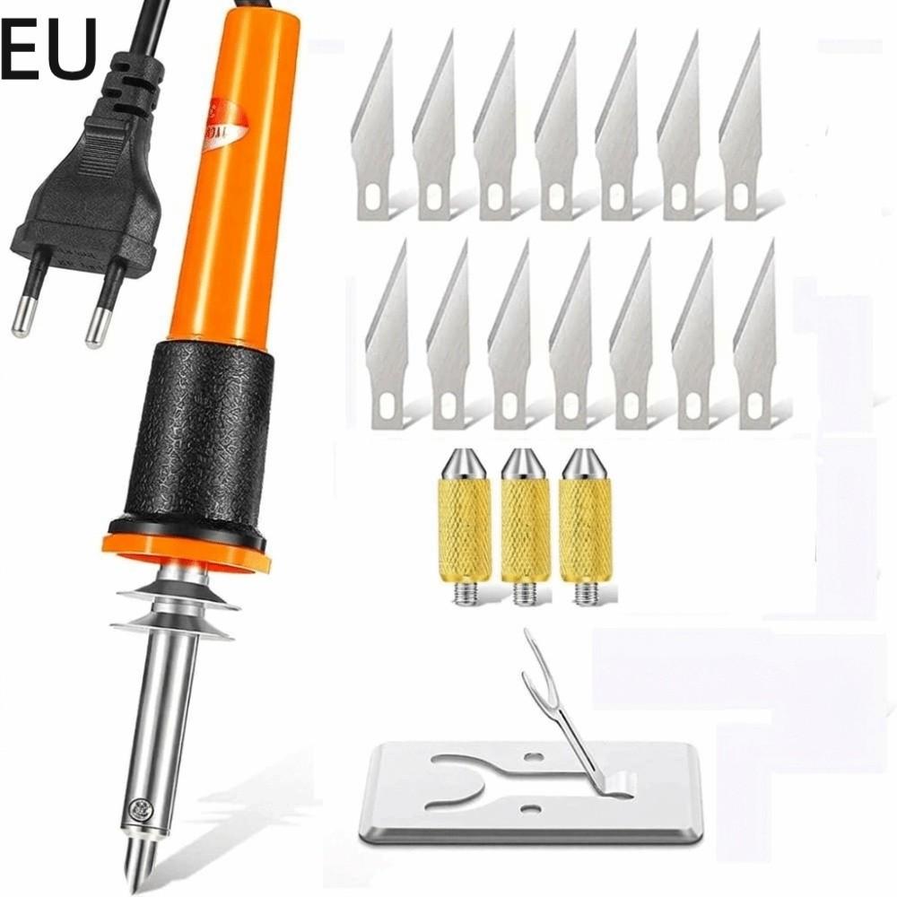 22-Pcs Pyrography Tool Set Wood Burning Pen Wood Carving Kit Soldering Iron Kit Handmade Projects