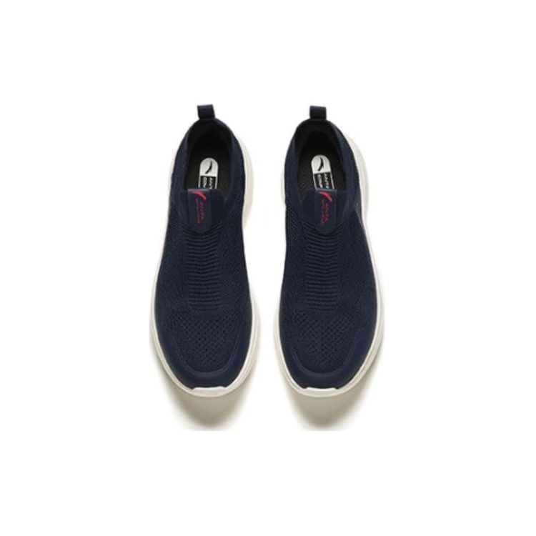 Anta Training Series Shock Absorbing Wear Resistant Breathable Lightweight Low Top Training Shoes Men Sneakers Dark-Blue 112427701-4