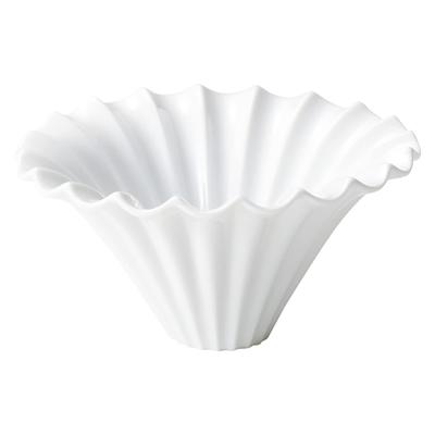 Кофейная капельница Koyotoki, керамическая, стильная, прибл.. Посуда для капельницы для кофе, диаметр 13 см, чистый белый цвет, сделано в Японии, 19700358